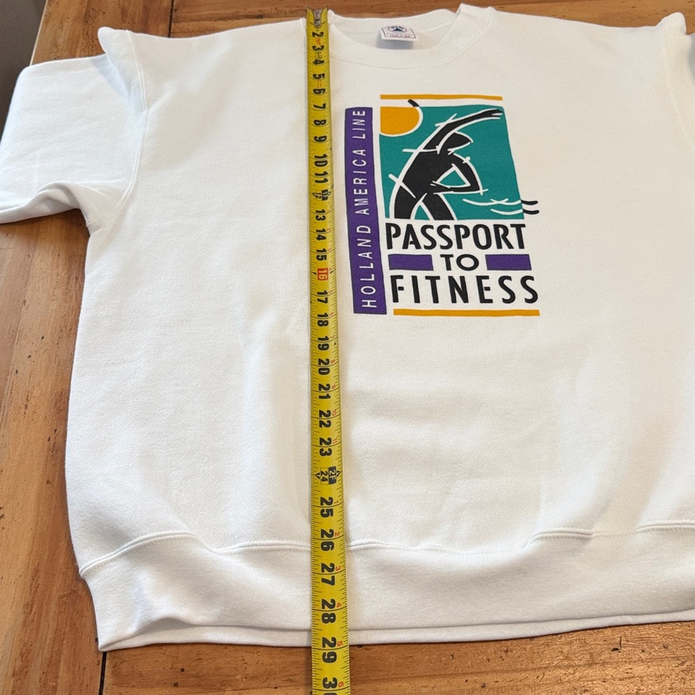 Passport to Fitness vintage 90’s Sweatshirt size XL - Picture 8 of 10